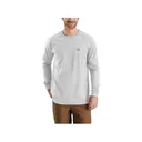 Carhartt Men's FR Force Relaxed Fit Lightweight Long Sleeve Crew Neck T Shirt Light Gray Medium - Carhartt