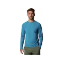 Columbia Men's Wild Cast Sun Shirt Blue Echo Large - Columbia