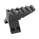 Tier One Long Saddle Ring Top Accessory Rail for 35mm Rings Short Matte Black - Tier One