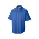 Columbia Men's PFG Tamiami II Short Sleeve Shirt Vivid Blue Large - Columbia