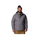 Columbia Men's Hikebound II Rain Jacket City Gray Medium - Columbia