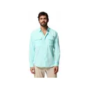 Columbia Men's PFG Backwater Shirt Gulf Stream Large - Columbia