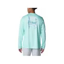 Columbia Men's Terminal Tackle PFG Tarpon Rise Shirt Gulf Stream/Tarpon Rise Large - Columbia