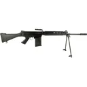 DS Arms SA58 Semi Automatic Rifle 7.62x51mm NATO 21" Black Threaded Barrel Black Frame Black Pistol Grip - DS Arms
