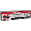 Winchester Super X High Velocity 22LR Ammo 40 Grain Plated Hollow Point Case of 2000 (20 Boxes of 100) - Winchester