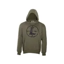 Leupold Men's Distressed Reticle Hoodie Ash Green Large - Leupold