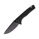 Tekto Knives F3 Charlie Pocket Knife 3.8" Drop Point D2 Black Titanium Blade G-10 Handle Black - Tekto Knives