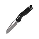 Microtech MSI Pocket Knife 3.88" Sheepsfoot Bohler M390MK Apocalyptic Blade Polymer Handle Black - Microtech