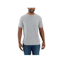 Carhartt Men's Force Relaxed Fit Short Sleeve Crew Neck T Shirt Heather Gray 3XL - Carhartt