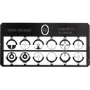 Pedersoli Tunnel Sight Insert Set 12 Count for Cartridge Firearms - Pedersoli