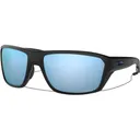 Oakley Men's Split Shot Polarized Sunglasses Matte Black Frame Prizm Deep Water Lens - Oakley