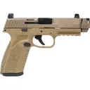 FN 510 MRD Comp 10mm Auto Pistol 4.1" Barrel 10+1 Round Flat Dark Earth - FN