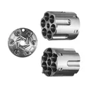 Howell Pietta 1858 Remington Army Steel Frame 45 Colt (Long Colt) Conversion Cylinder 6-Round Fluted Stainless - Howell Arms