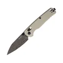 Kershaw Bel Air Pocket Knife 3.13" Reverse Tanto Damascus Blade Aluminum Handle Gray - Kershaw Knives