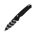 Kershaw Bel Air Pocket Knife 3.13" Reverse Tanto CPM MagnaCut Tiger Stripe Blade Aluminum Handle Black - Kershaw
