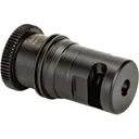 Griffin Armament DUAL-LOK Bayonet Micro Muzzle Brake Suppressor Mount 5.56mm 1/2"-28 Thread Stainless Steel Nitride - Griffin Armament
