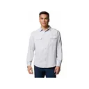 Columbia Men's PFG Backwater Shirt Cool Gray Large - Columbia