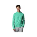 Columbia Men's PFG Solar Stream Elite II Hoodie Glaze Green 2XL - Columbia