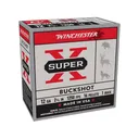Winchester Super X Ammunition 12 Gauge 2-3/4" Buffered #1 Buckshot 16 Pellets Case of 250 (10 Boxes of 25) - Winchester