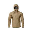 First Lite Men's Omen Stormshelter Rain Jacket Dry Earth Medium - First Lite