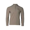 First Lite Men's Trace Quarter Zip Shirt Walnut 2XL - First Lite