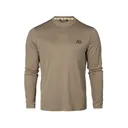First Lite Men's Yuma Long Sleeve Base Layer Shirt Walnut Large - First Lite