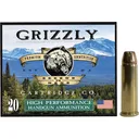 Grizzly Cartridge High Performance Handgun 38 Special +P Ammo 148 Grain Jacketed Hollow Point Box of 20 - Grizzly Cartridge