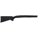 Hogue Rubber OverMolded Rifle Stock Savage 110, 112, 116 Long Action Detachable Magazine Varmint Contour Pillar Bed Synthetic Black - Hogue