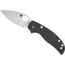 Spyderco Sage 6 Sprint Run Pocket Knife 3" Drop Point CPM-S90V Satin Blade Carbon Fiber Handle Black - Spyderco