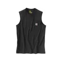Carhartt Men's Relaxed Fit Heavyweight Sleeveless Pocket T Shirt Black 3XL - Carhartt