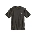 Carhartt Men's K87 Loose Fit Heavyweight Short Sleeve Crew Neck Pocket T Shirt Peat 2XL - Carhartt