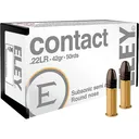 Eley Contact 22LR Ammo 42 Grain Round Nose Box of 500 (10 Boxes of 50) - Eley
