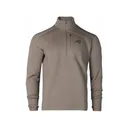 First Lite Men's Furnace Quarter Zip Shirt Walnut XL - First Lite