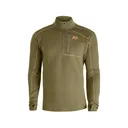 First Lite Men's Furnace Quarter Zip Shirt Conifer Medium - First Lite