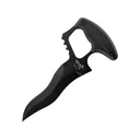 Cold Steel Demko Kriss Push Dagger Fixed Blade Knife 6" Dagger SK-5 Black Powder Coat Blade Micarta Handle Black - Cold Steel
