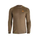 First Lite Men's Wick Long Sleeve Base Layer Shirt Dry Earth 2XL - First Lite