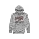 MeatEater Men's Bison Boss Hoodie Gray Heather XL - MeatEater