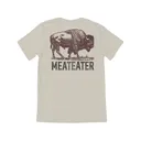 MeatEater Men's Bison Boss Short Sleeve Crew Neck T Shirt Natural XL - MeatEater