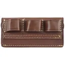 Triple K 736 Cowboy Competition Belt Slide Shotgun Ammo Carrier 6-Round 12 Gauge Leather Walnut Oil - Triple K