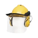 Military Surplus German Safety Helmet with Face Shield and Ear Protection Grade 2 - Military Surplus