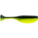BaitFuel NanoSwim 2" Grub Black Chartreuse - Baitfuel