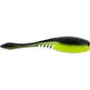 BaitFuel NanoShad 2" Grub Black Chartreuse - Baitfuel