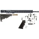 AR-STONER AR-15 Build Kit with Upper Receiver Assembly 5.56x45mm NATO 18" Barrel Mid Length 15" M-LOK Handguard, Complete Lower Receiver Parts Kit, Stock Assembly 6-Position Mil-Spec Collapsible - AR-STONER