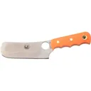 Knives of Alaska Brown Bear Fixed Blade Knife 6.5" Cleaver D2 Bead Blasted Blade SureGrip Handle Orange - Knives Of Alaska