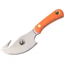 Knives of Alaska Light Hunter Fixed Blade Knife 3.5" Drop Point D2 Bead Blasted Blade SureGrip Handle Orange - Knives Of Alaska