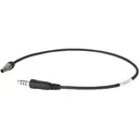 Ops-Core AMP U174 Mono Binaural Downlead Communications Cable 21" Black - Ops-Core