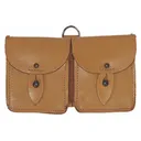 Military Surplus French 2 Piece Leather Magazine Pouch Grade 2 - Military Surplus