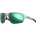 Wiley X Jakl Polarized Sunglasses Polished White Frame Green Mirror Lens - Wiley X