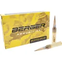 Berger Match Grade 338 Norma Magnum Ammo 300 Grain Hybrid OTM Tactical Jacketed Hollow Point Box of 20 - Berger Bullets