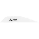 Bohning Alpha Vane Arrow Fletching 2.8" White 100PK - Bohning